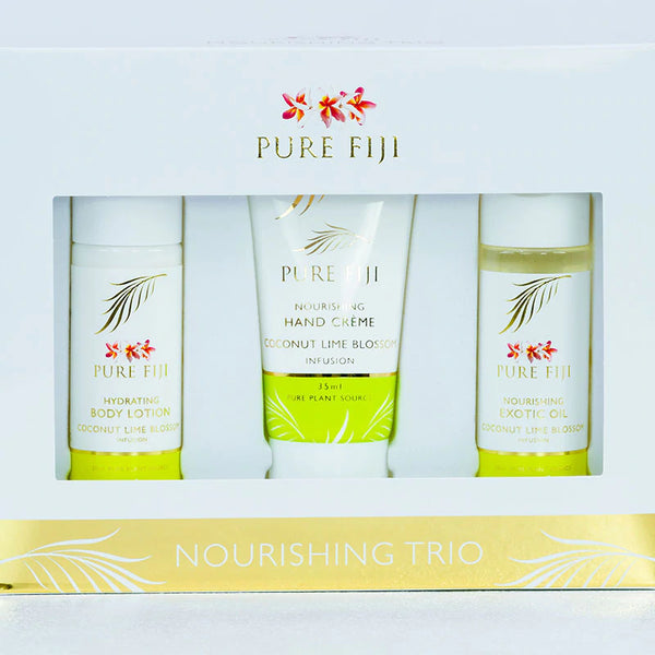 PURE FIJI Nourishing Trio - Lime Blossom